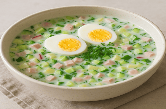 Окрошка на сироватці